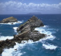 A view from Pointe des Chateaux, Guadeloupe, French West Indies.
