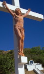 The crucifix on Les Saintes.