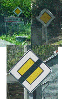 Priority roads; priority removed.